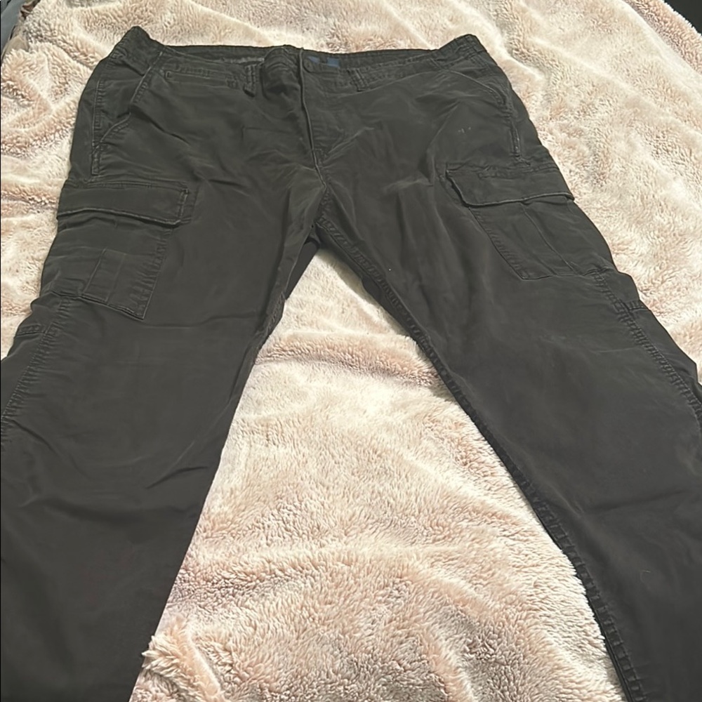 Men's Black Cargo Pants American Eagle